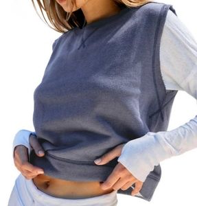 Free People Movement Kick It Sleeveless Sweatshirt Large